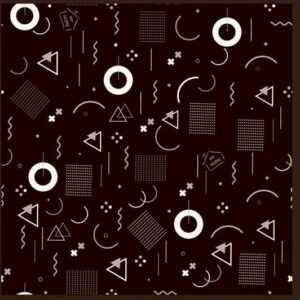 رنگ قهوه‌ای هندسی