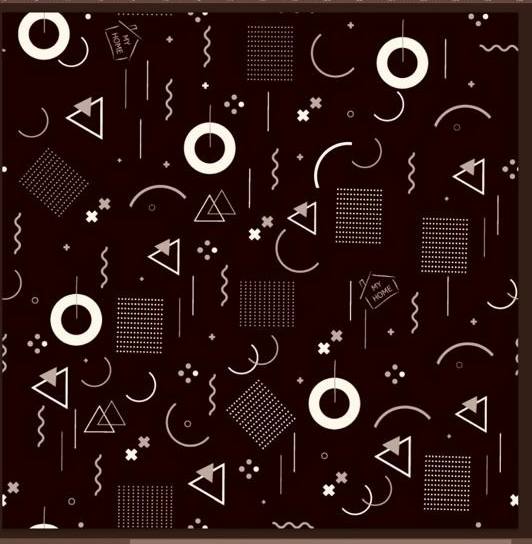 رنگ قهوه‌ای هندسی